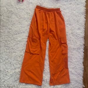 Bright Orange Cargo Pants